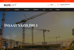 İnsaat Firmalarına Özel Web Sitesi Versiyon 3