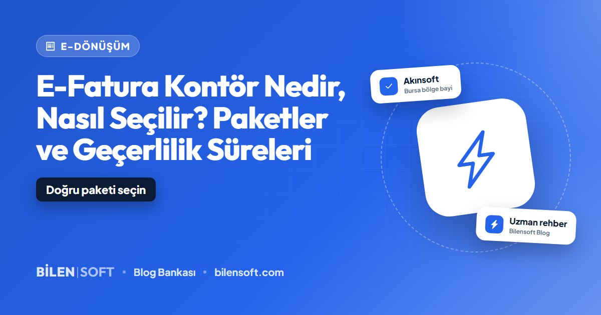 E-fatura kontör paketleri: ekranda kontör bakiyesi ve fatura listesi görüntülenen bilgisayar