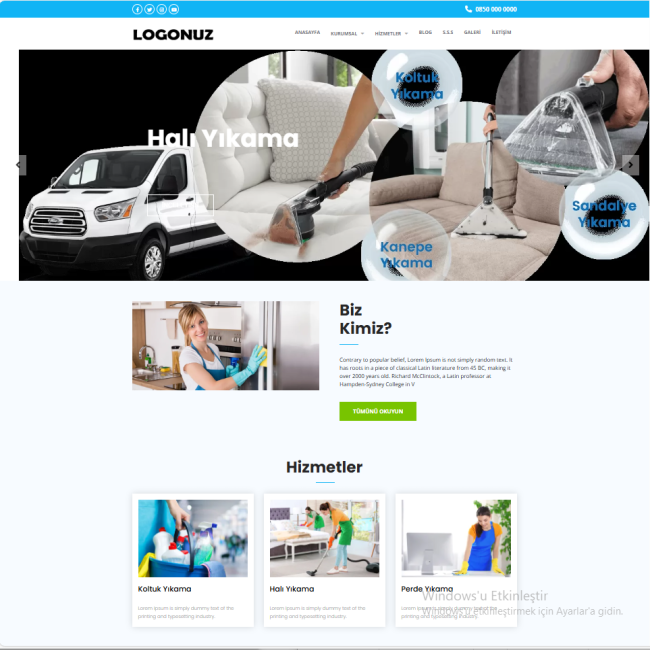 Halı Yıkama Scripti